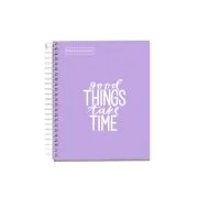 Caiet cu spira Miquelrius Messages, A6, matematica, 100 file, mov