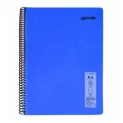 Caiet cu spira Mynote, PP A5, 60 file, matematica, Neon