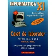 Caiet de laborator pentru clasa a 11-a Profil real. Teste de evaluare a cunostintelor - Carmen Minca