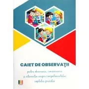 Caiet de observatii pentru copilul prescolar