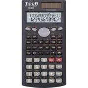Calculator de birou Toor TR-511 120-1420, 12 digiti, alimentare baterie + solar, stiintific, negru
