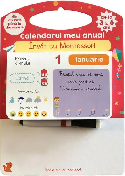 Calendarul meu anual. Învăț cu Montessori (3-6 ani) - Paperback brosat - *** - Didactica Publishing House