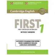 Cambridge English First 1 for Revised Exam from 2015 Student's Book without Answers: Authentic Examination Papers from Cambridge English Language Asse