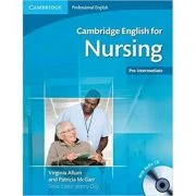 Cambridge: English for Nursing Pre-intermediate - Student's Book (with Audio CD)