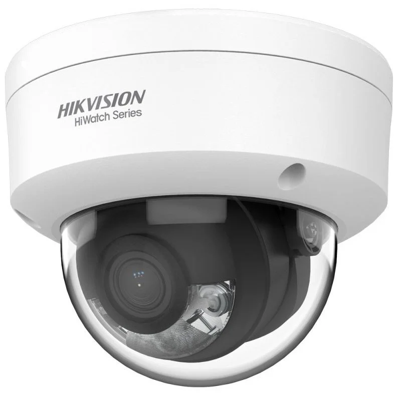 Camera dome IP ColorVu Hikvision Hiwatch HWI-D149H, 4MP, lentila 2.8mm, lumina 30m, H.265+, PoE, IP67