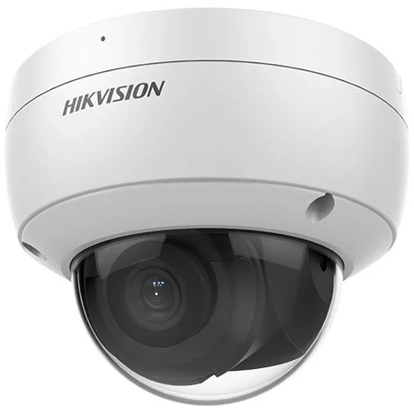 Camera dome IP Hikvision DS-2CD2163G2-IU, lentila 2.8mm, 6MP, AcuSens, microfon incorporat, IR 30m