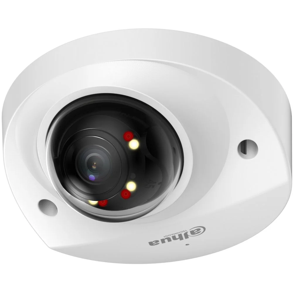 Camera IP Dahua IPC-HDBW2449F-AS-IL-0280B, 4MP, lentila 2.8mm, Smart Dual Light 30m, SMD Plus, microfon, PoE, IP67, IK10