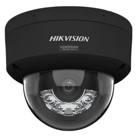 Camera IP HIKVISION DS-2CD2147G3-LIS2UY-2.8mm-BLACK, 4MP, lentila 2.8mm, Smart Hybrid Light 30m ColorVu3, microfon, Alarma, PoE, slot card, IP67, IK10