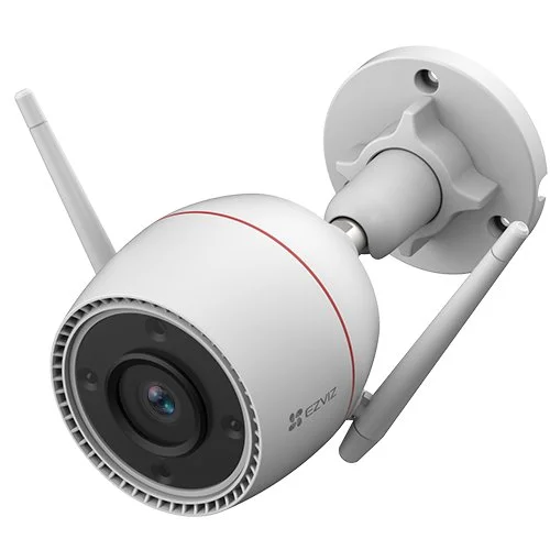 Camera IP wireless Full Color Ezviz CS-H3c-R100-1J4WKFL, 4MP, lentila 2.8mm, lumina 30m, slot card, microfon, difuzor, stroboscop, IP67