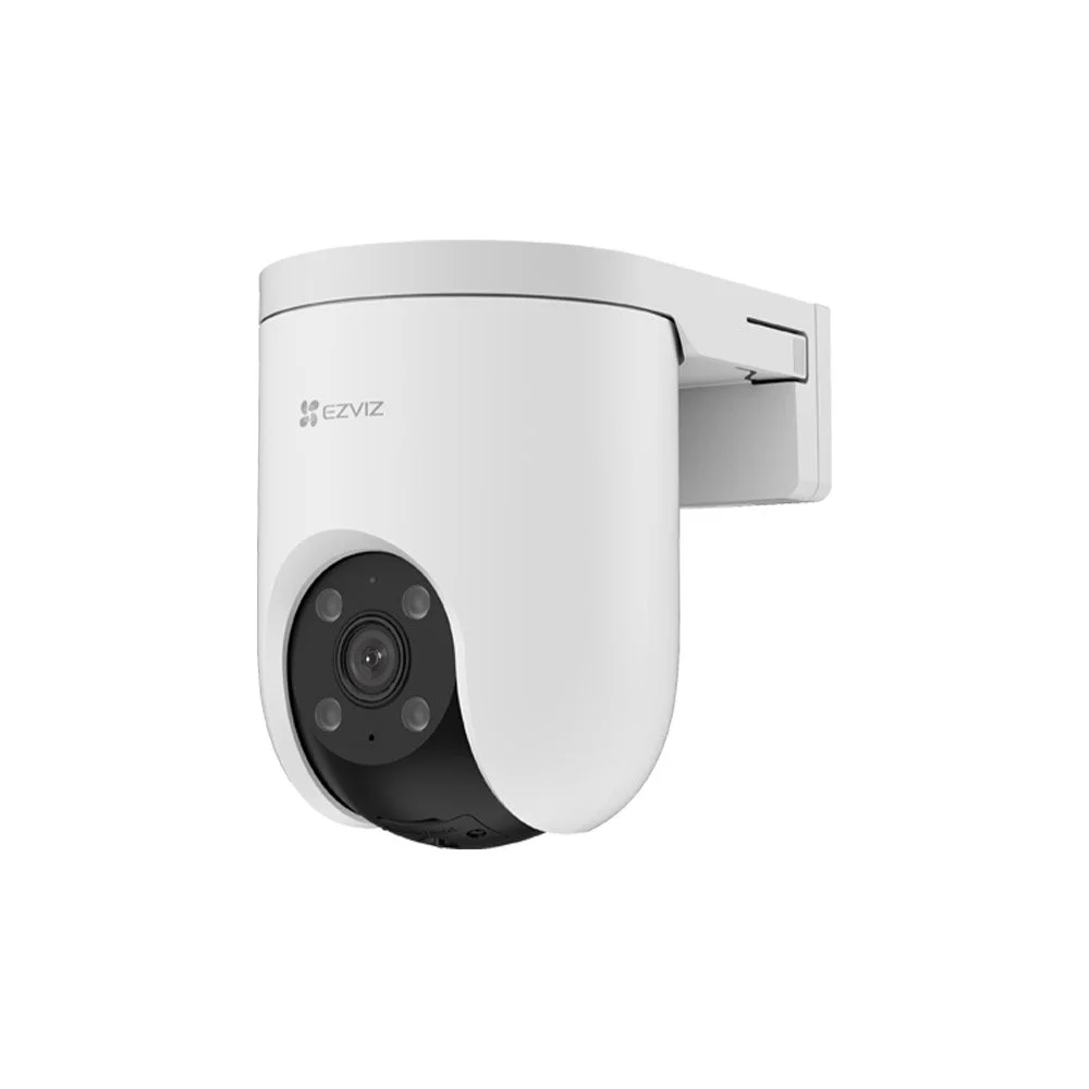 Camera supraveghere exterior cu iluminare duala IP WiFi PT EZVIZ CS-H8C-8MP, 8MP, 4 mm, 2.4 GHz, IR/ lumina alba 30 m, sirena, auto-tracking, microfon si difuzor, slot card