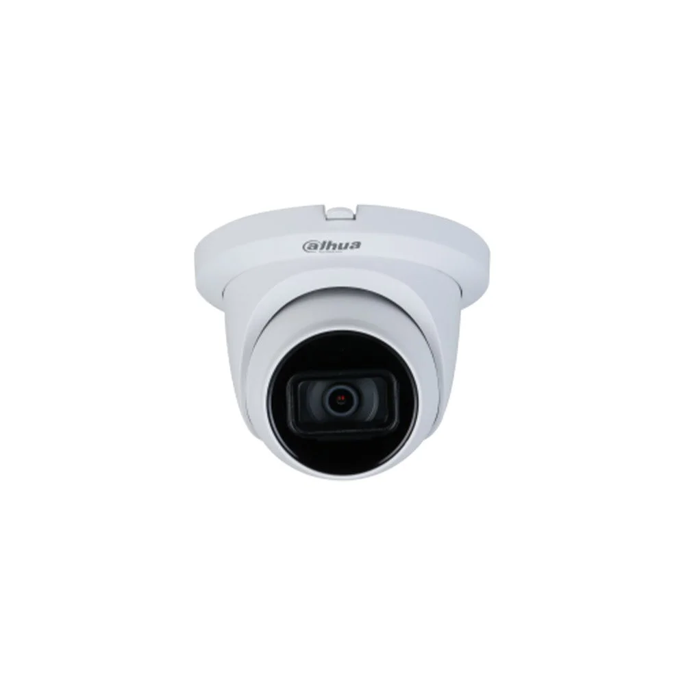 Camera supraveghere exterior Dome HDCVI Dahua Starlight HAC-HDW1500TLMQ-IL-A-0280B-S3-DIP, 5 MP, 2.8 mm, IR 30 m, microfon