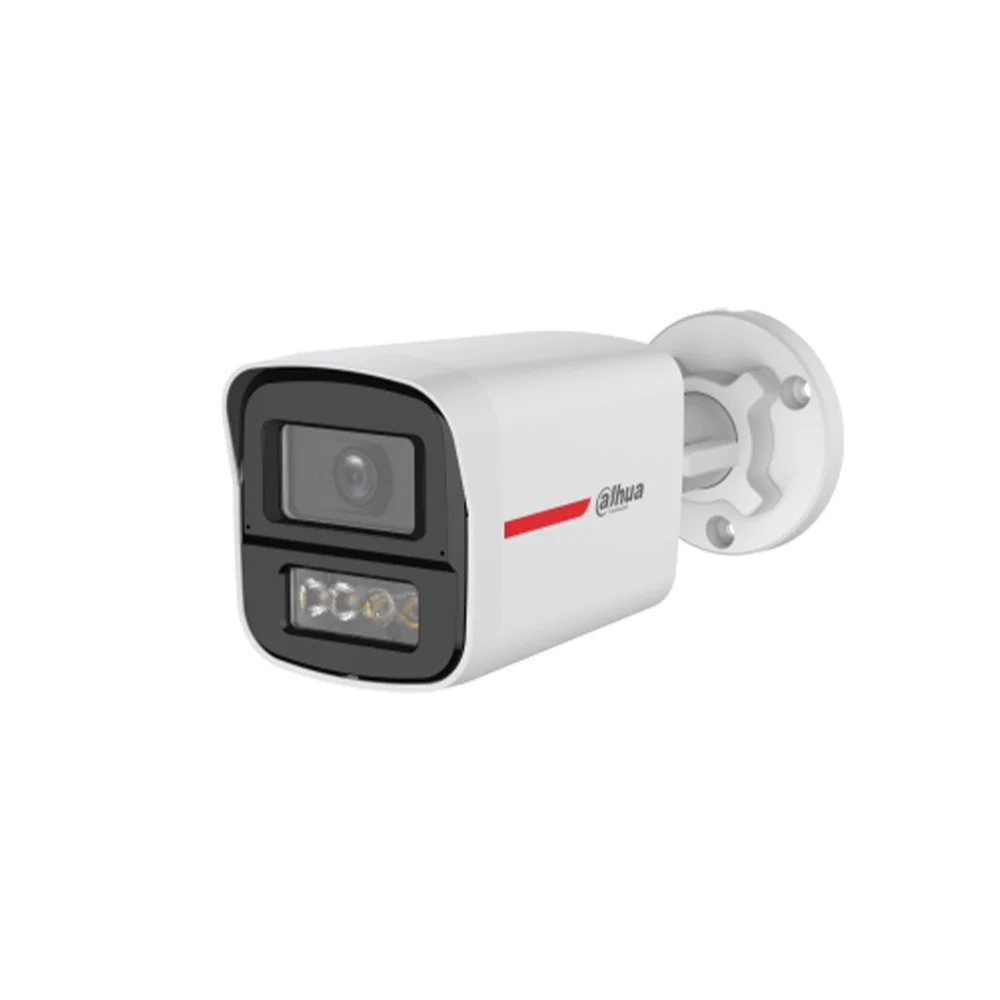 Camera supraveghere exterior HDCVI color Dahua WizColor HAC-HFW1249X-A-PRO-0280B-DIP, 2 MP, 2.8 mm, LED lumina calda 50 m, microfon dual