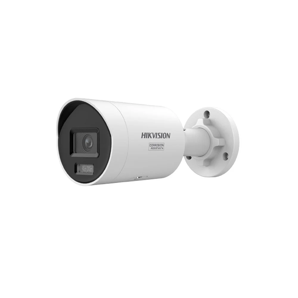 Camera supraveghere exterior IP cu iluminare duala Hikvision ColorVu DS-2CD2087G3-LIY, 8 MP, 2.8 mm, IR/lumina alba 40 m, slot card, PoE