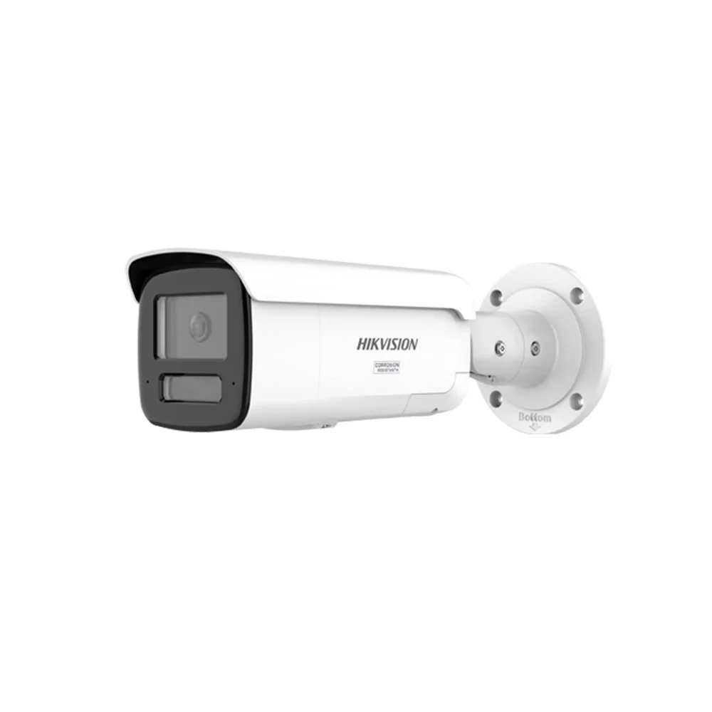 Camera supraveghere exterior IP cu iluminare duala Hikvision ColorVu DS-2CD2T67G3-LIS2UY-SL-2.8MM, 6 MP, 2.8 mm, IR/lumina alba 60 m, microfon dual, difuzor, detectare miscare, slot card, PoE
