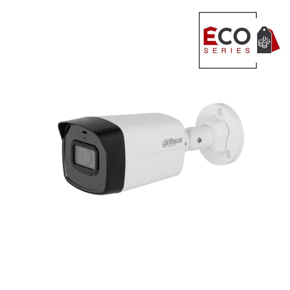 Camera supraveghere exterior IP Dahua Eco Series IPC-HFW1230TL2-A-0360B, 2 MP, 3.6 mm, IR 30 m, microfon, PoE