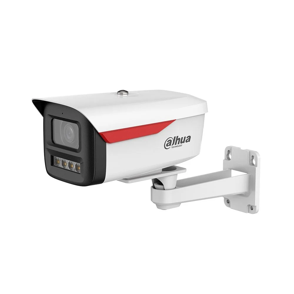 Camera supraveghere exterior IP Dahua WizColor IPC-HFW2849M-S-LED-0360B-B-PRO, 8 MP, 3.6 mm, Iumina alba 50 m, microfon, slot card, IP67, PoE