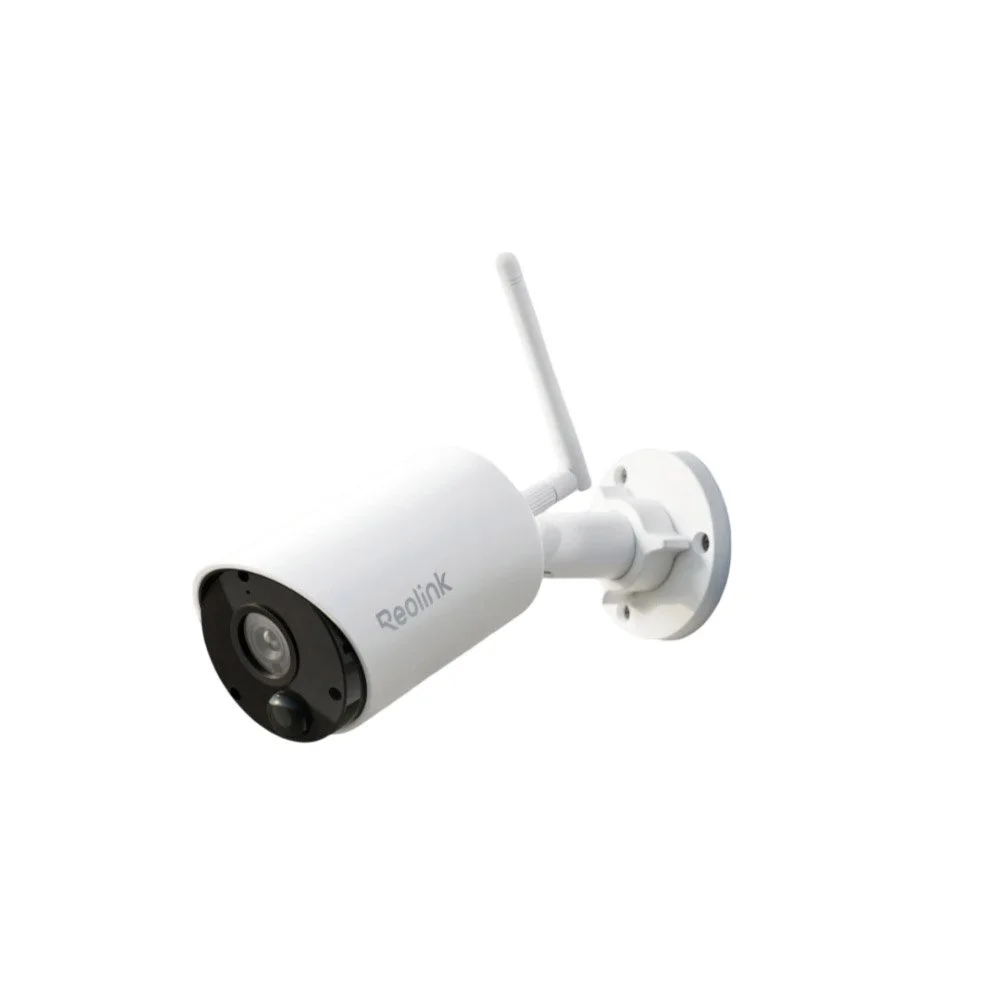 Camera supraveghere exterior wireless WiFi Reolink Argus Eco B320, 3 MP, PIR, IR 10 m, 2.4 GHz, 5200 mAh, microfon si difuzor, sirena, slot card