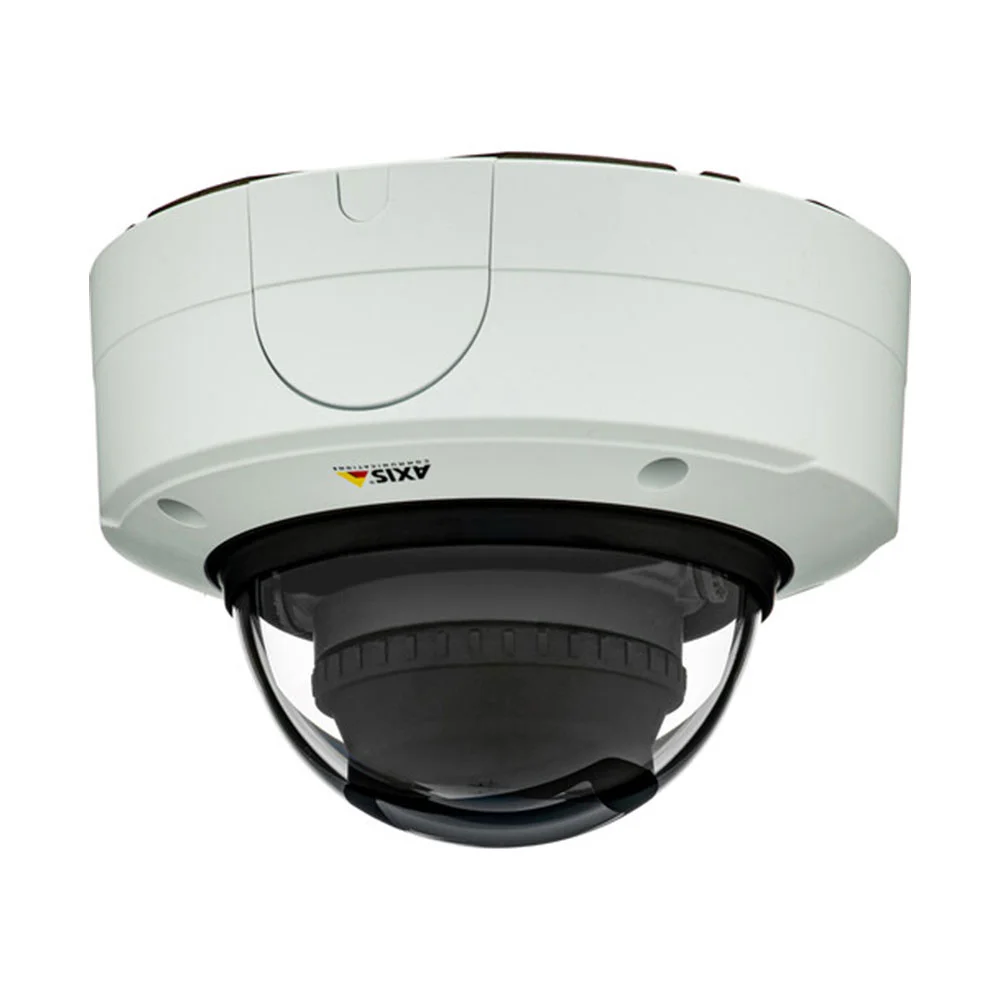 Camera supraveghere IP Dome Axis Lightfinder P3255-LVE 02099-001, 2 MP, IR 40 metri, 3.4-8.9 mm, PoE, slot card