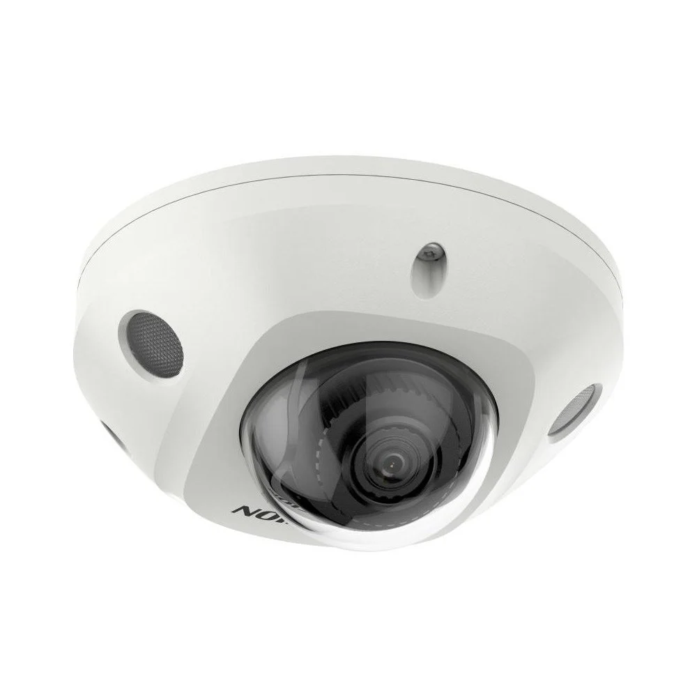 Camera supraveghere IP Dome ColorVu Hikvision DS-2CD2527G2-LS28C, 2 MP,  2.8 mm, lumina alba 30, microfon, slot card, PoE, protectie perimetrala