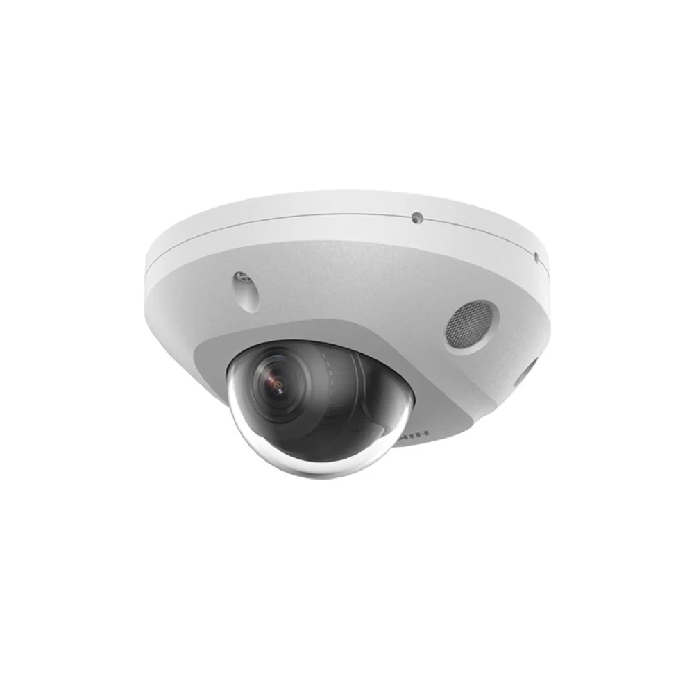 Camera supraveghere IP Dome cu iluminare duala Hikvision AcuSense DS-2CD2543G2-LIS2U-2.8MM, 4 MP, 2.8 mm, IR/lumina alba 30 m, microfon dual, detectare miscare, slot card, PoE