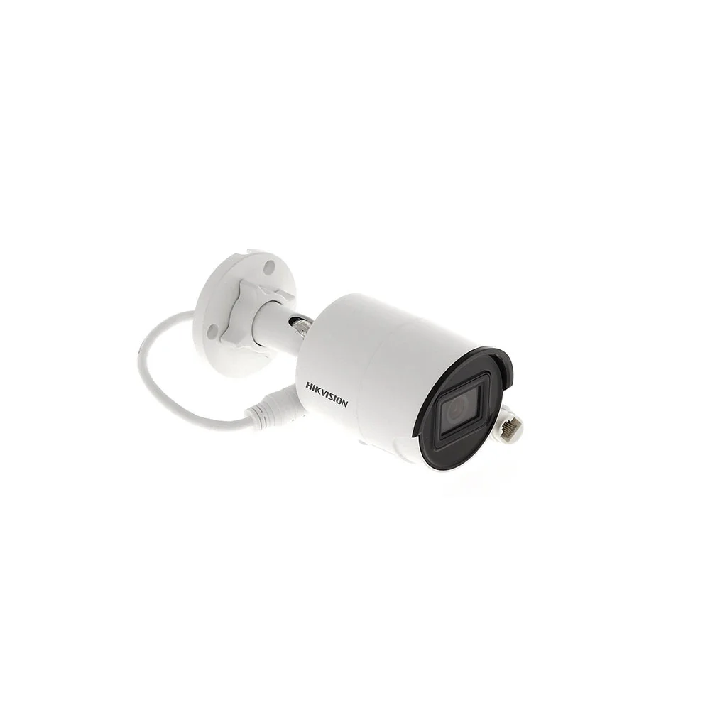 Camera supraveghere IP exterior Hikvision DS-2CD2043G2-IU28, 4 MP, IR 40 m, 2.8 mm, microfon, slot card, PoE