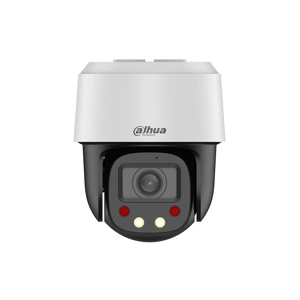Camera supraveghere IP Speed Dome PTZ Dahua Smart Dual Light SD2C405NB-GNY-A-PV-S2, 4 MP, 2.7-13.5 mm, IR/lumina alba 30 m, slot card, auto-tracking lite, 5x, microfon si difuzor, active deterrence, PoE