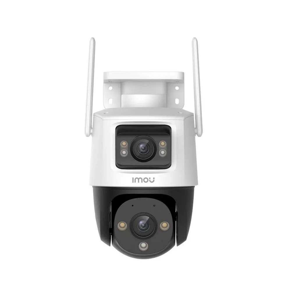 Camera supraveghere IP WiFi cu lentila duala Full-Color Imou Cruiser Dual IPC-S7XP-8M0WED, 5+3 MP, 2x 3.6 mm, IR/lumina alba 30 m, microfon si difuzor, slot card
