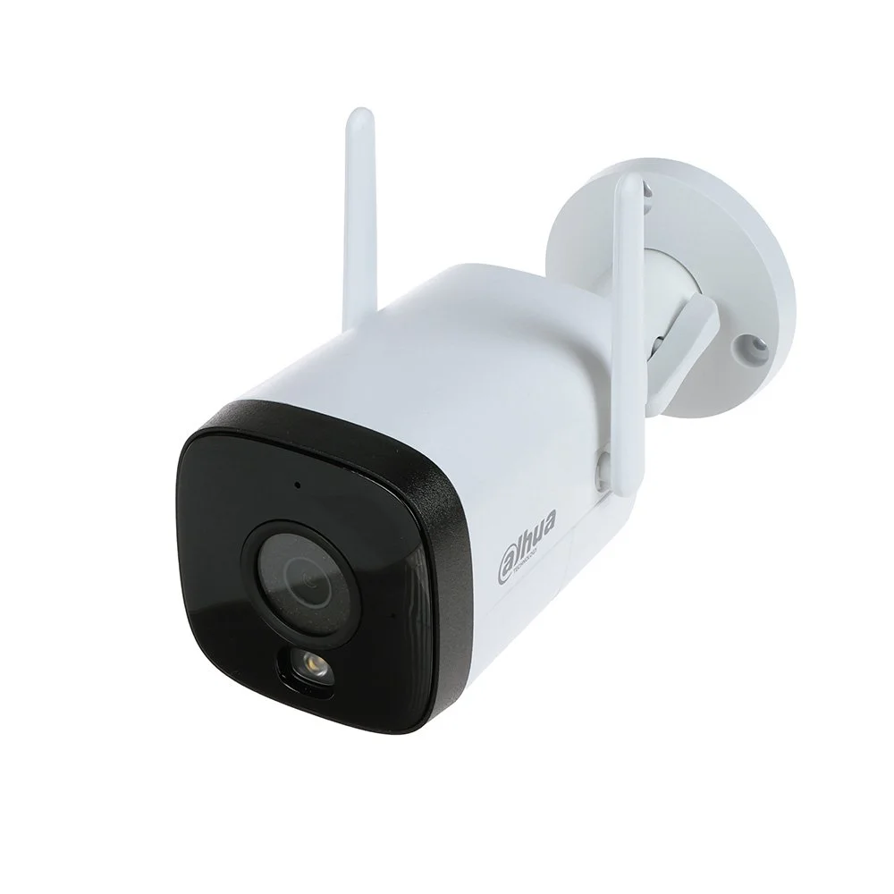 Camera supraveghere IP WiFi exterior cu iluminare duala Dahua IPC-HFW1339DTK1-SAW-IL, 3MP, 2.8 mm, IR/lumina alba 30m, microfon, slot card