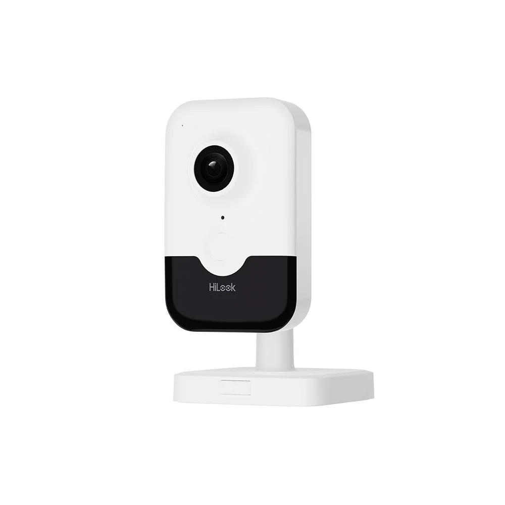 Camera supraveghere IP wireless WiFi Hikvision HiLook AcuSense IPC-C320HA-D/W(W), 2 MP, IR 10 m, slot card, 2.8 mm, microfon / difuzor