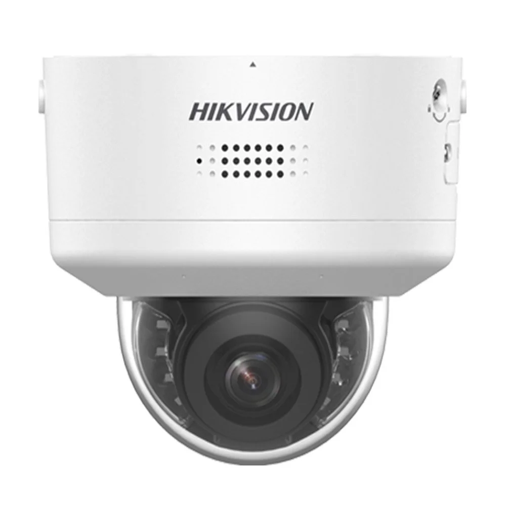Camera supraveghere rotativa IP Speed Dome PTRZ Hikvision DarkFighter DS-2CD2786G2H-IPTRZS2U/SL, 8 MP, IR 40 m, 2.8 - 12 mm, slot card, microfon dual si difuzor, PoE, sirena, lumina stroboscopica