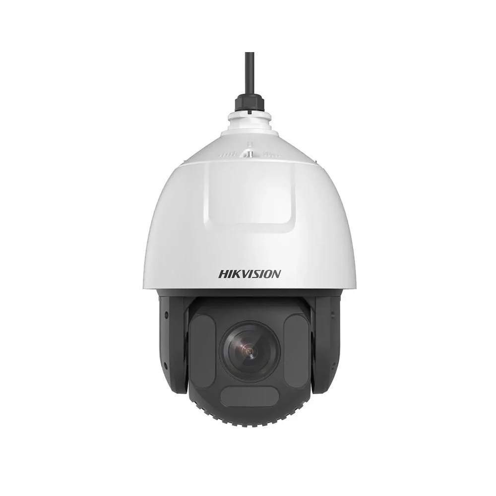 Camera supraveghere rotativa IP Speed Dome PTZ DarkFighter Hikvision DS-2DF7C445IXR-AEL(T5), 4 MP,  5.9 - 265.5 mm, IR 300 m, Hi-PoE, auto tracking, slot card, zoom 45x