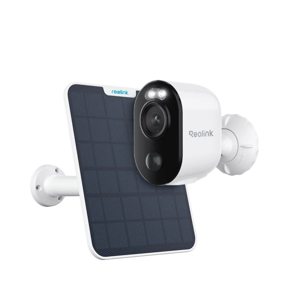 Camera supraveghere wireless cu panou solar Reolink Argus 3E B310, 3 MP, 4 mm, IR / lumina alba 10 m, WiFi, detectie persoane / vehicule / animale, acumulator 6000mAh, microfon, difuzor