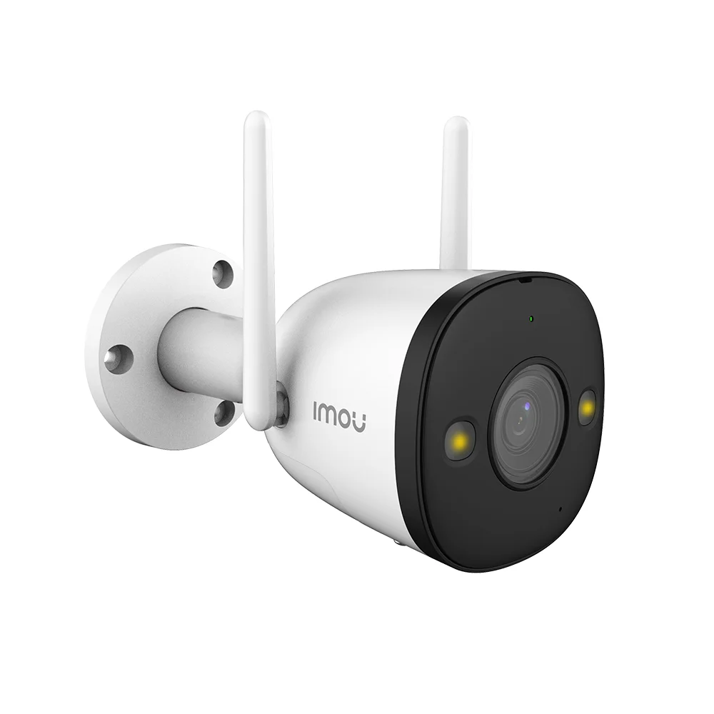 Camera supraveghere wireless IP WiFi Full Color Imou Bullet 2 IPC-F22FEP, 2 MP, lumina alba 30 m, 2.8 mm, microfon, sirena, slot card