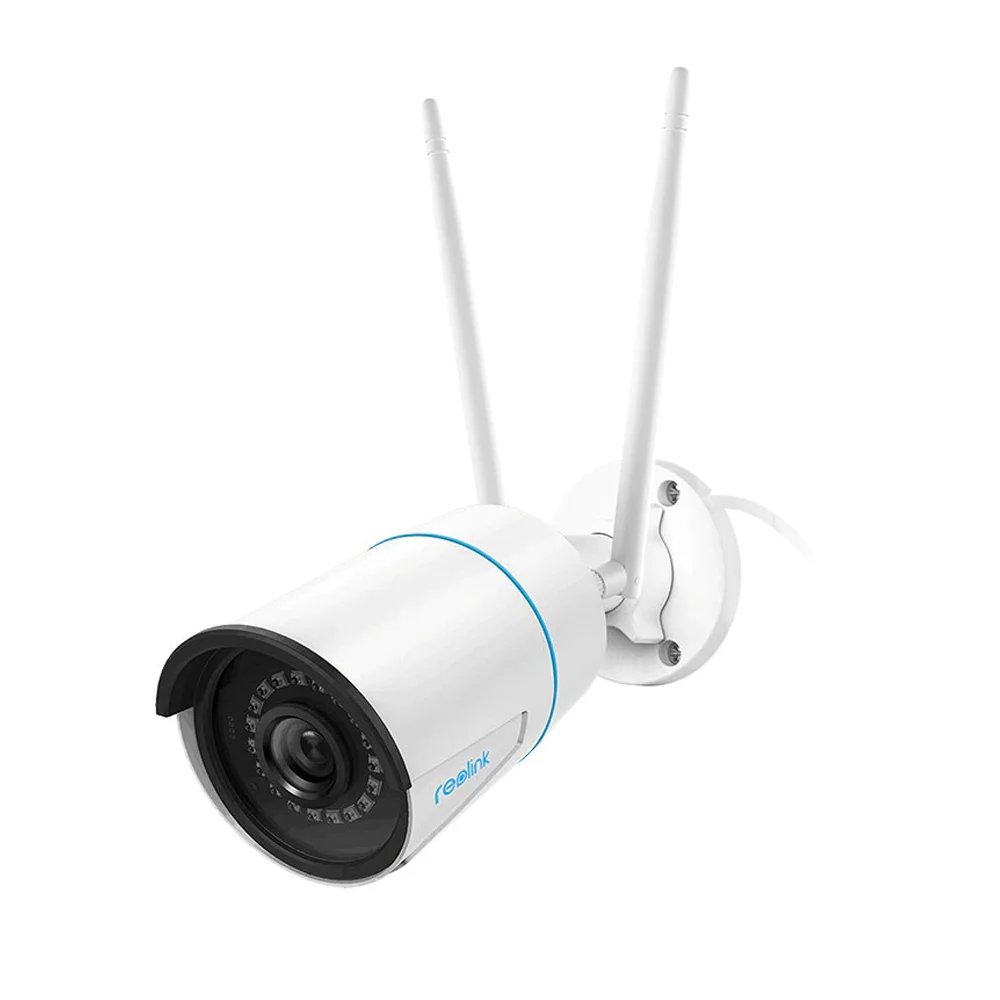 Camera supraveghere wireless IP WiFi Reolink RLC-510WA W320, 5 MP, IR 30 m, 4 mm, slot card, detectie oameni/vehicule, microfon