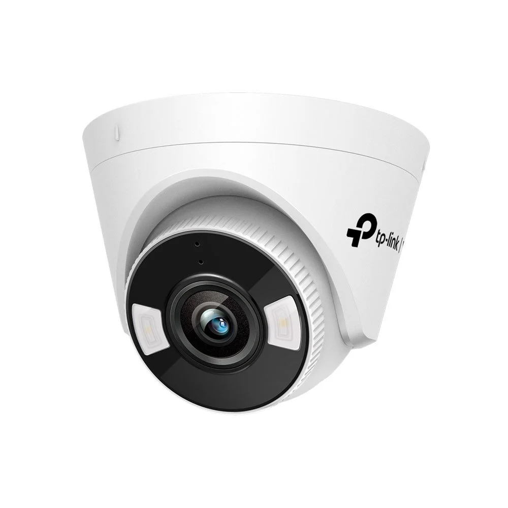Camera supraveghere wireless WiFi Dome TIP-LINK Full Color VIGI C440-W, 4 MP, 4 mm, IR/lumina alba 30 m, active defense, microfon si difuzor, slot card, vizualizare de pe telefon, detectie persoane