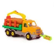 Camion cu lemne, gigant, 47x16x26 cm, Wader
