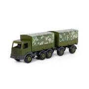 Camion Militar cu Prelata si Remorca SuperTruck, 71x16x22 cm