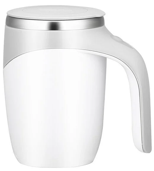 Cana cu amestecare automata din otel inoxidabil stil Termos cu maner