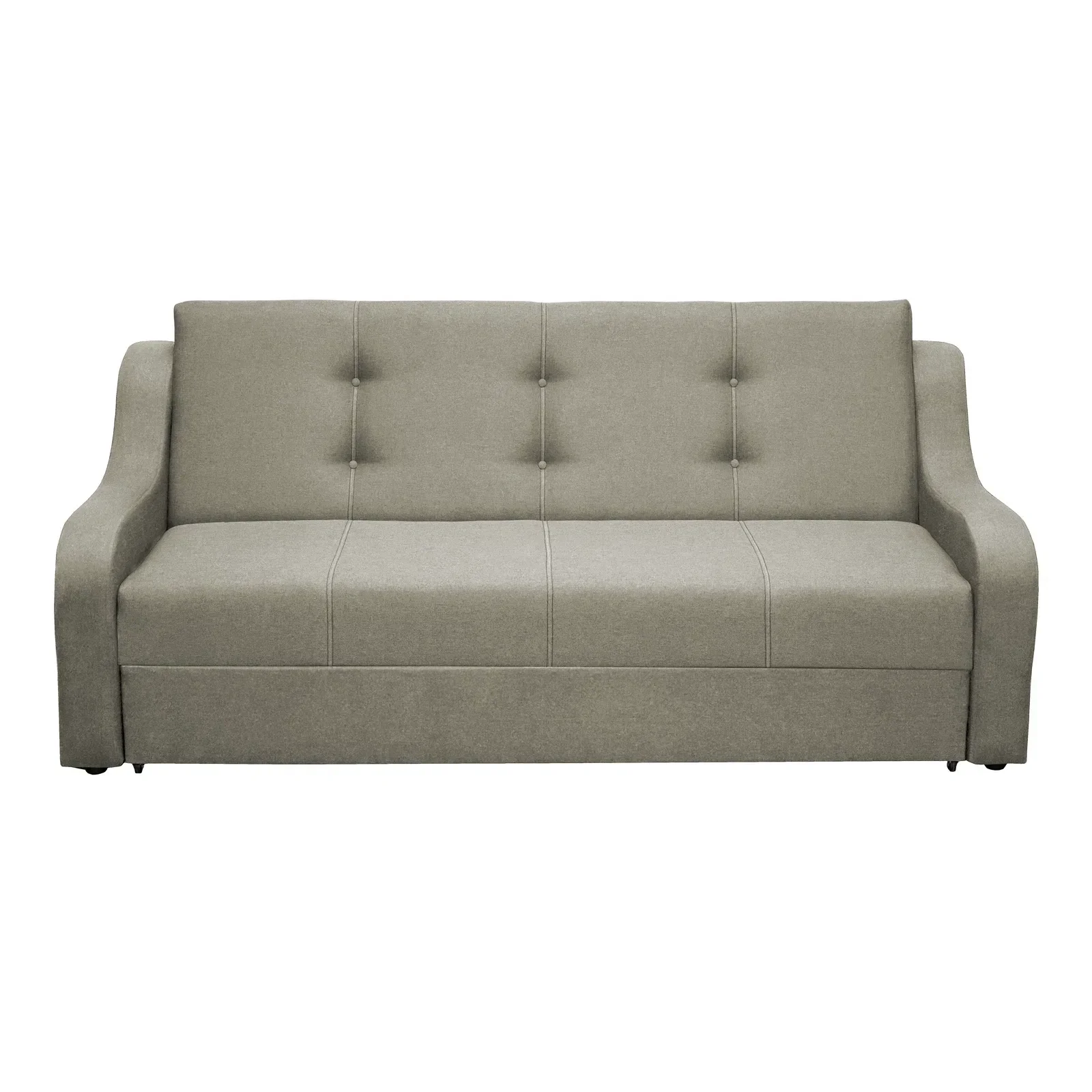 Canapea VALY II extensibila, 3 locuri, cu lada depozitare, bej, 215x90x95 cm