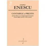 Cantabile si Presto pentru flaut cu acompaniament de pian - George Enescu