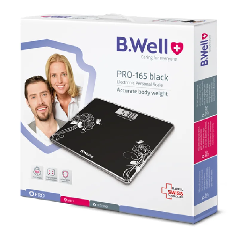 Cantar electronic, culoare negru, PRO-165, B.Well