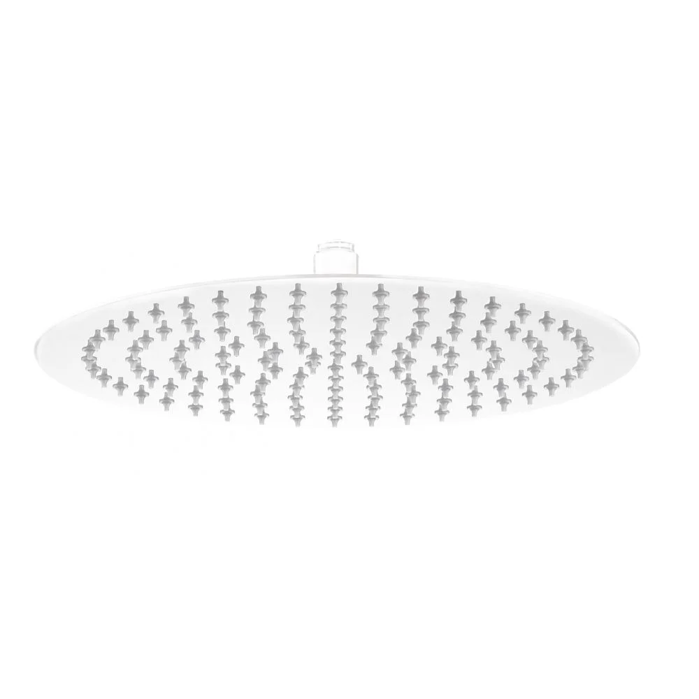 Cap de dus rotund culoare alb Deante, Floks