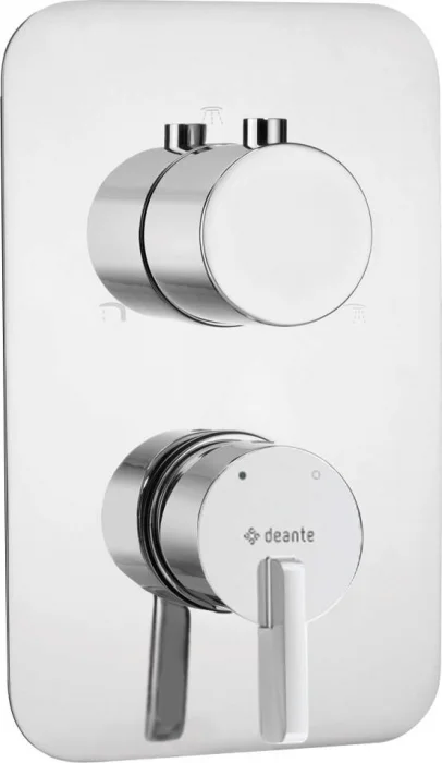 Capac pentru baterie cada, element extern BOX ascuns, crom, Deante Silia