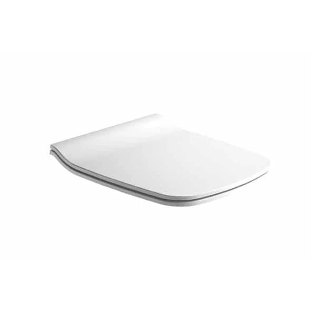 Capac wc soft close Gala Emma, subtire, dreptunghiular, alb