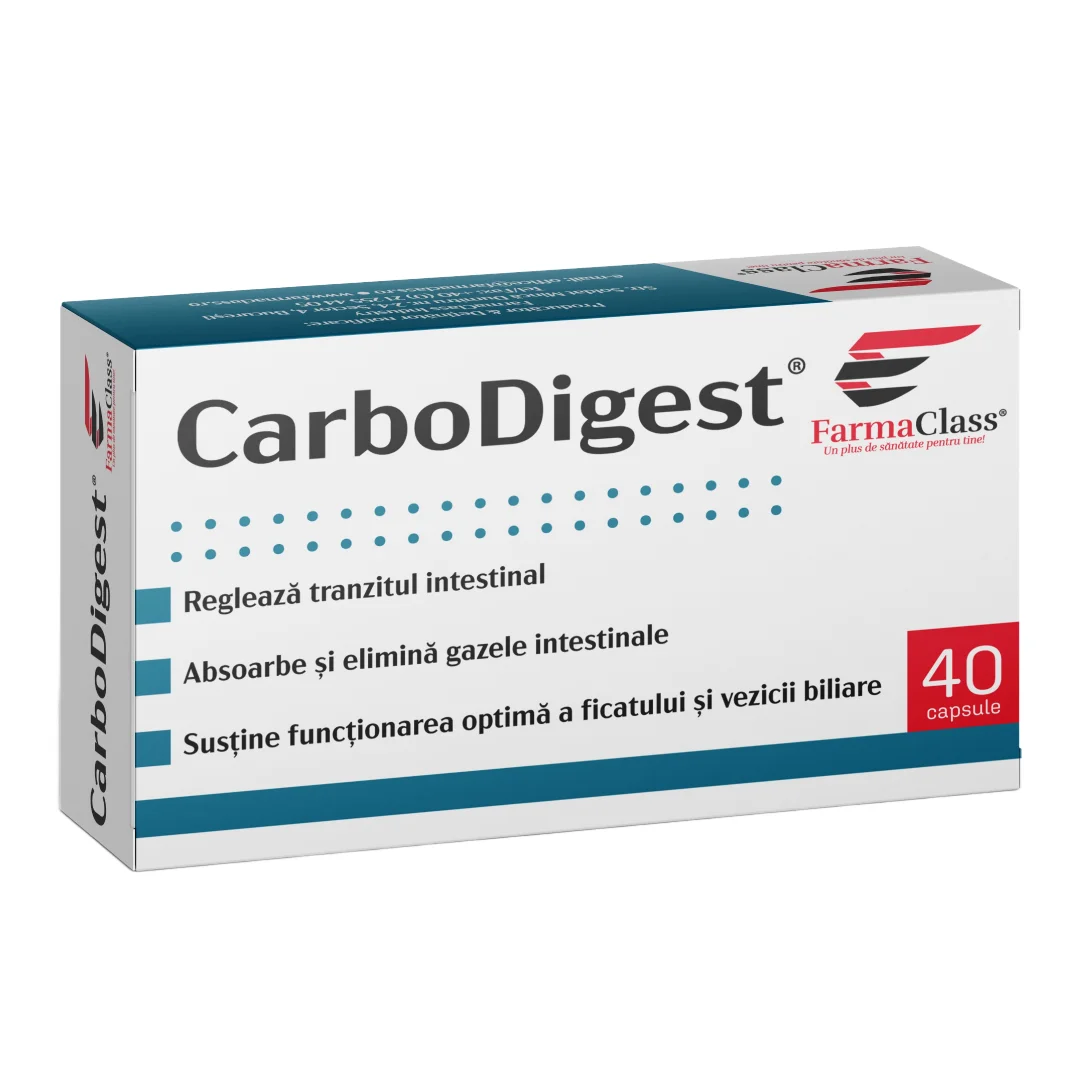 Carbodigest, 40 capsule, probleme digestive