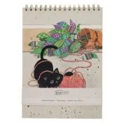 Carnet de schite Bug Art Chaton pelote, Kiub