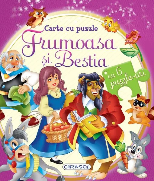 Carte cu puzzle. Frumoasa și Bestia - Hardcover - *** - Girasol