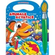 Carte de colorat. Animale acvatice