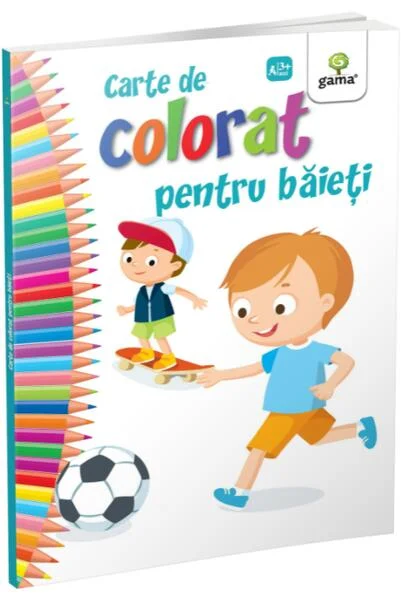 Carte de colorat pentru băieți - Paperback brosat - Gama