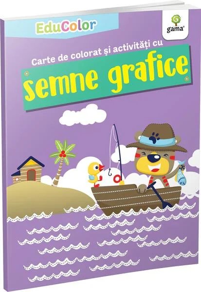 Carte de colorat și activități cu semne grafice. EduColor - Paperback brosat - *** - Gama